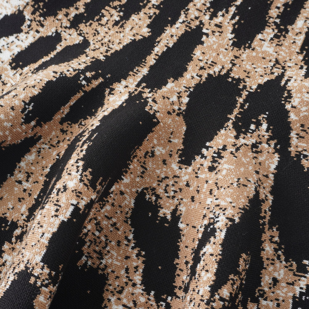 Lucie Brown Leopard Knit Mini Dress