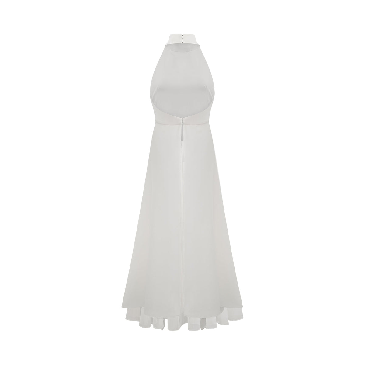 Inés halterneck layered long dress (Final Sale-US Only)