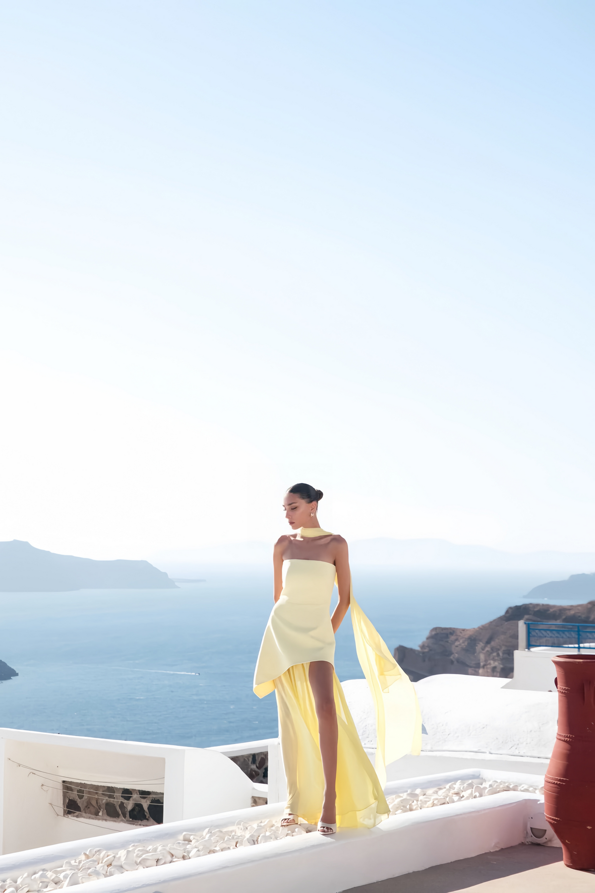 Solène Off-Shoulder Ruched Maxi Gown