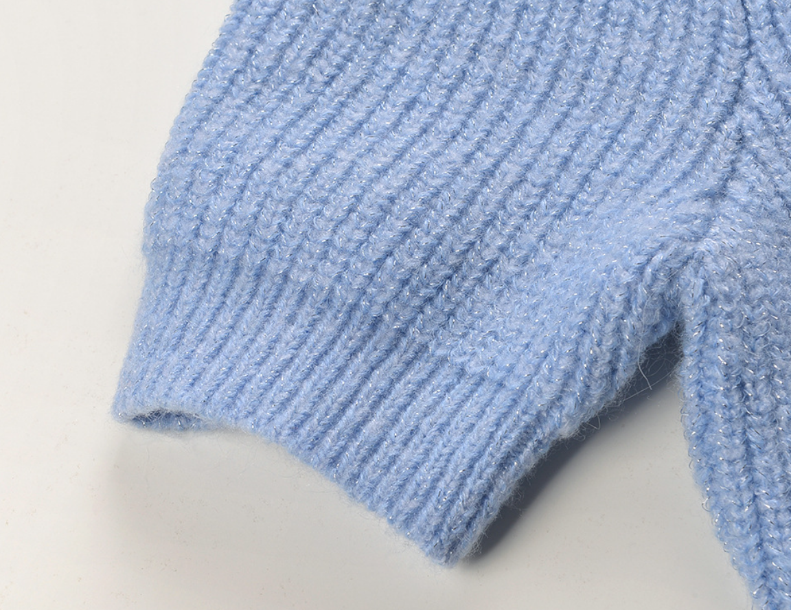 ISABELLA CASHMERE MIDI SKIRT SET – BABY  BLUE