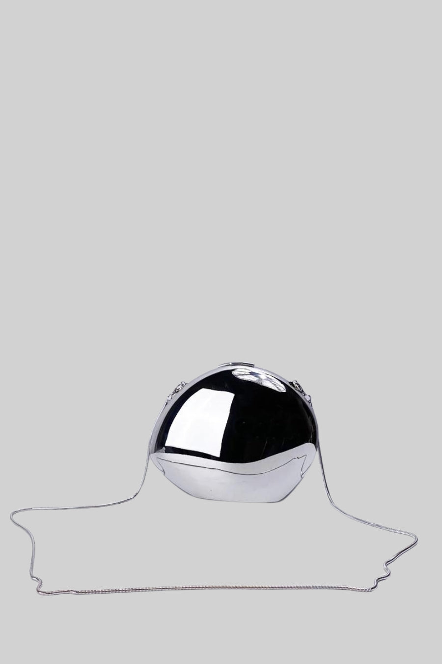 Silver Mirror Globe Bag