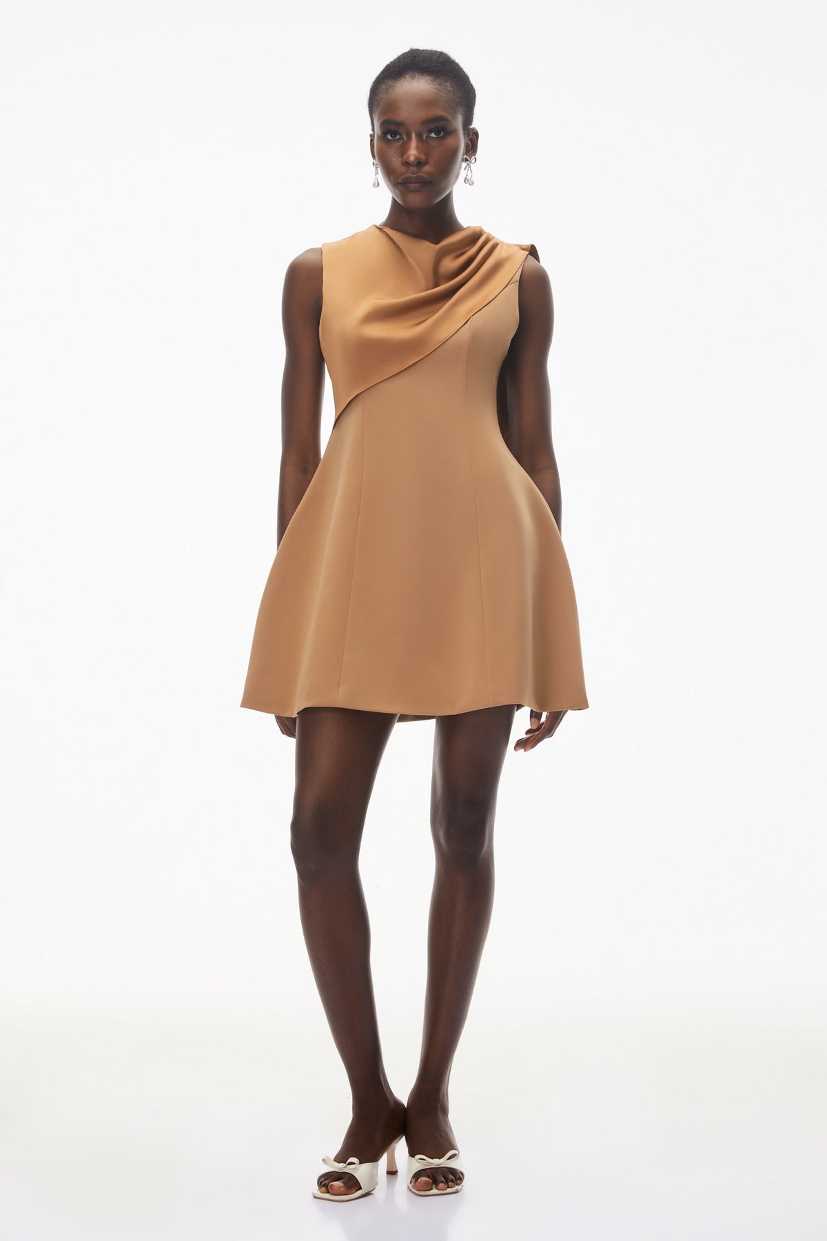 Alice Brown Asymmetrical Draped Mini Dress (Final Sale)