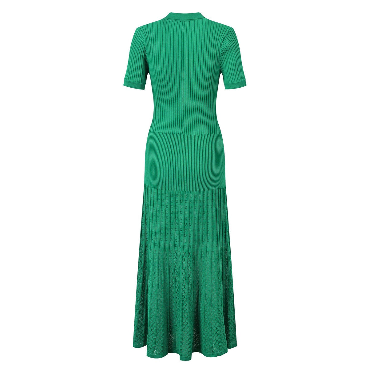 SANDRO Rib knitted Midi dress in green for women - Green