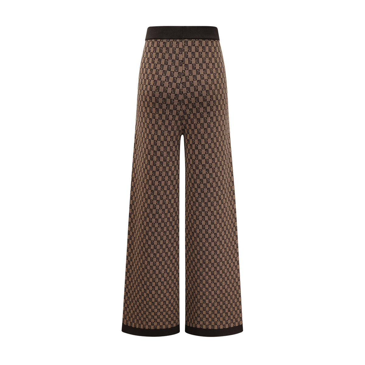 Cyrielle monogram-jacquard top & trousers matching set