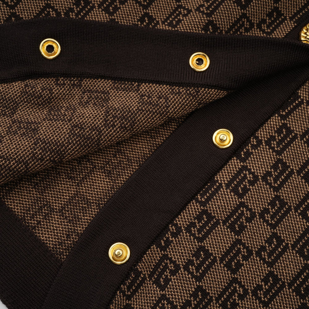 Cyrielle monogram-jacquard top & trousers matching set