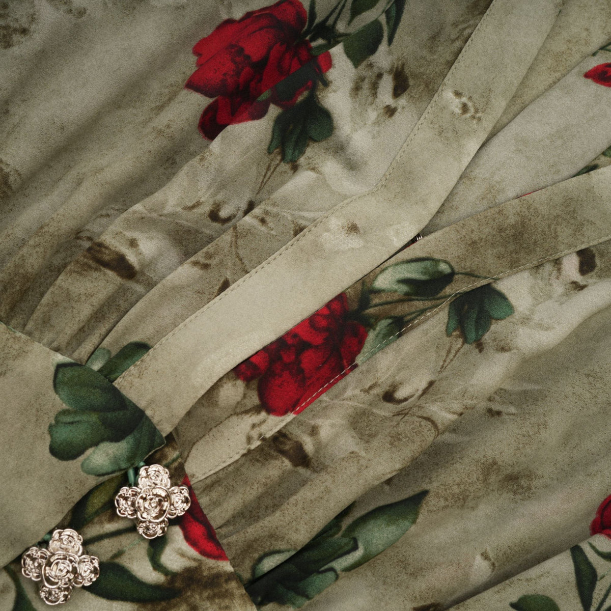 Mélisande floral-print V-neck midi dress (Final Sale-US Only)