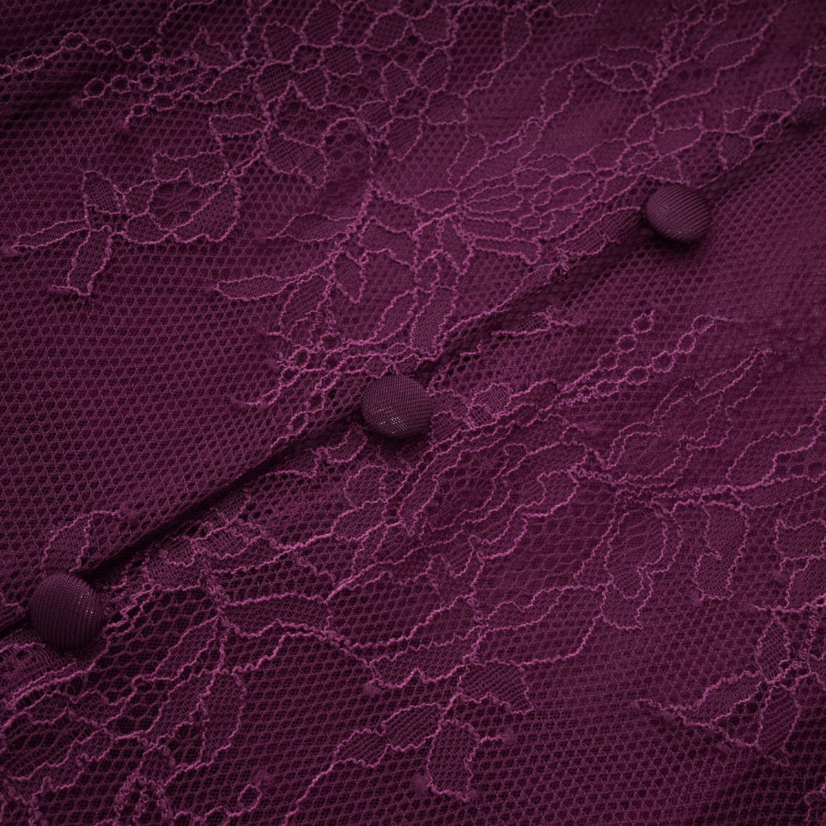 Borbála Magenta Lace Bodice Ruched Maxi Dress (Final Sale-US Only)