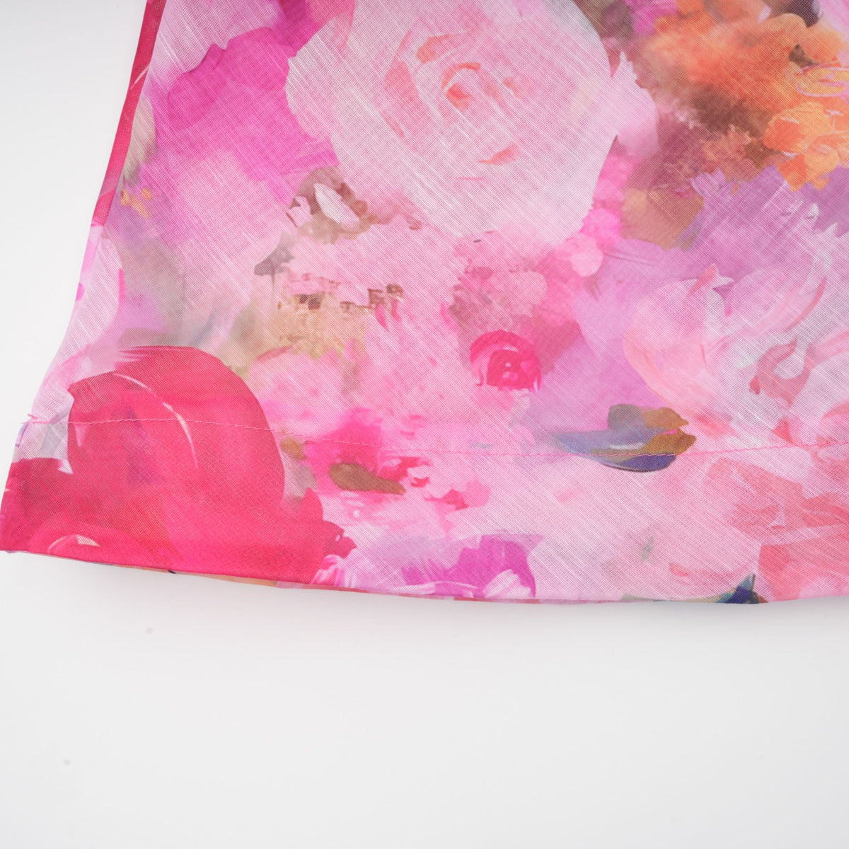 Élodie floral-print ruffled gown