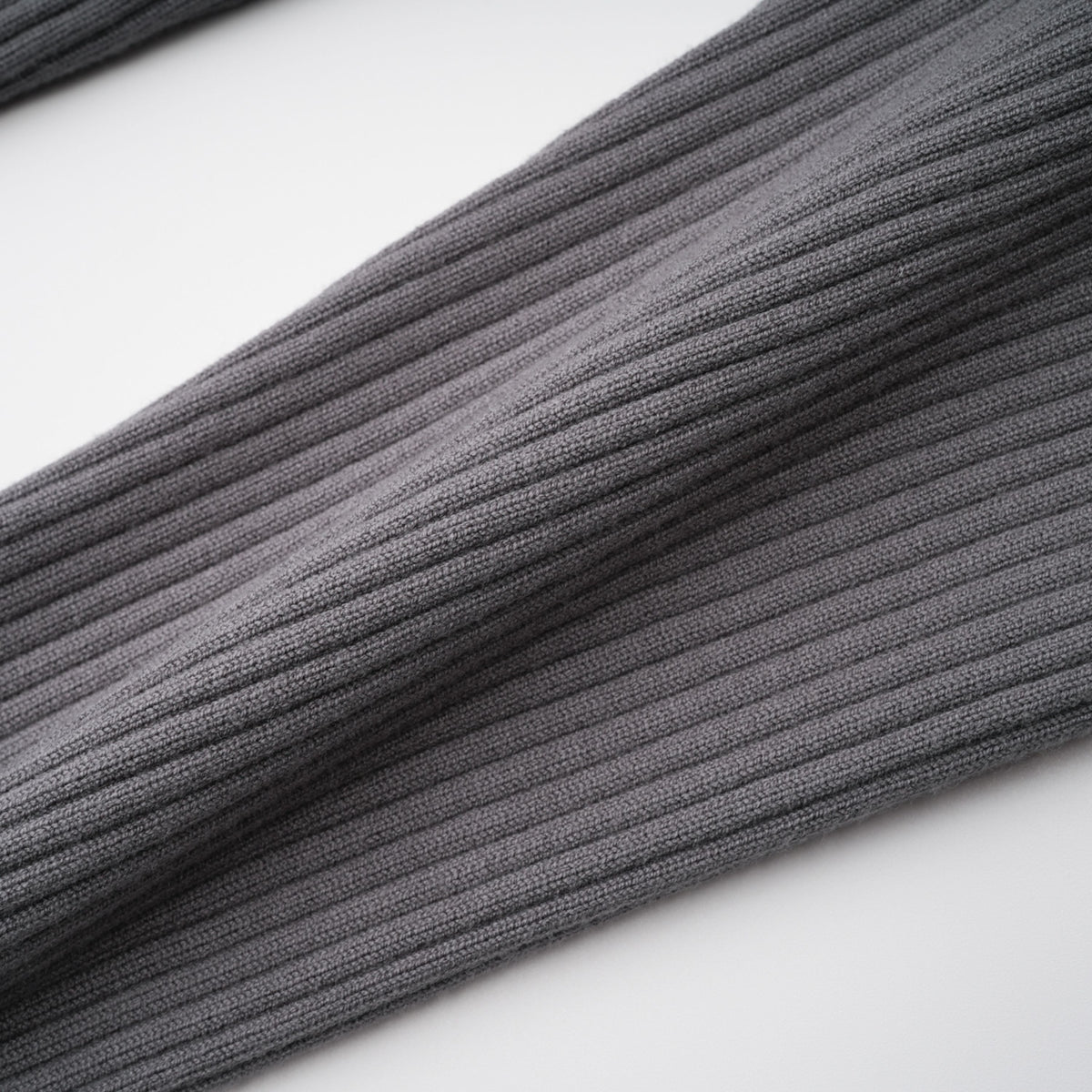 Claire Grey Ribbed Knit Bodysuit & Trousers Set