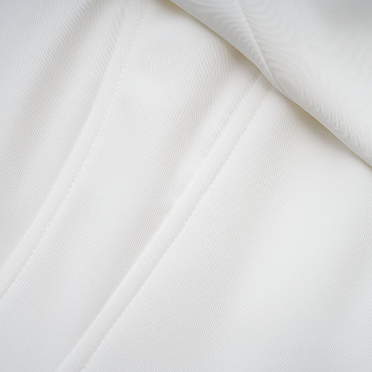 Solara White Draped Midi Dress