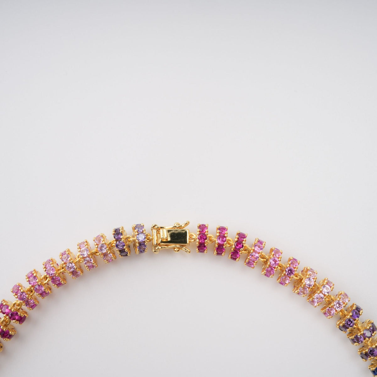 Sandrine Gold Tone Crystal Embellished Necklace