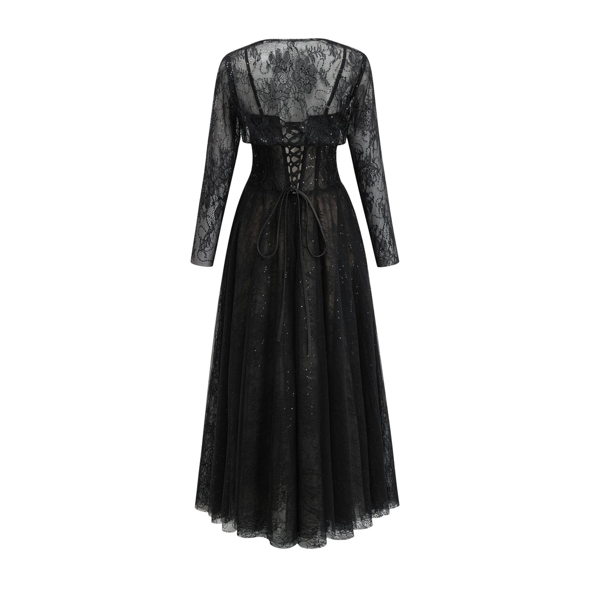 Celina Lace Corset Maxi Gown