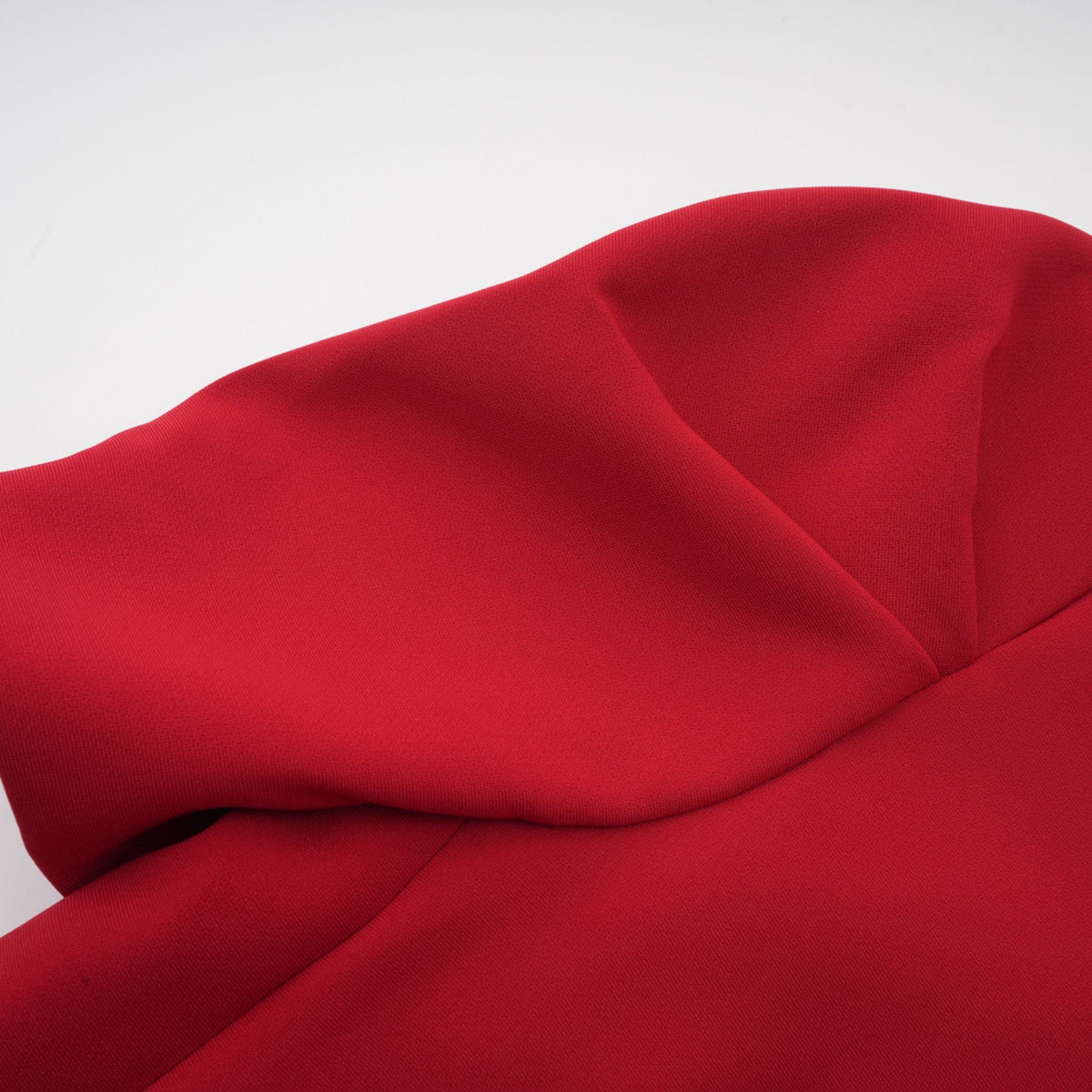 Colette red pleated blouse & skirt matching set