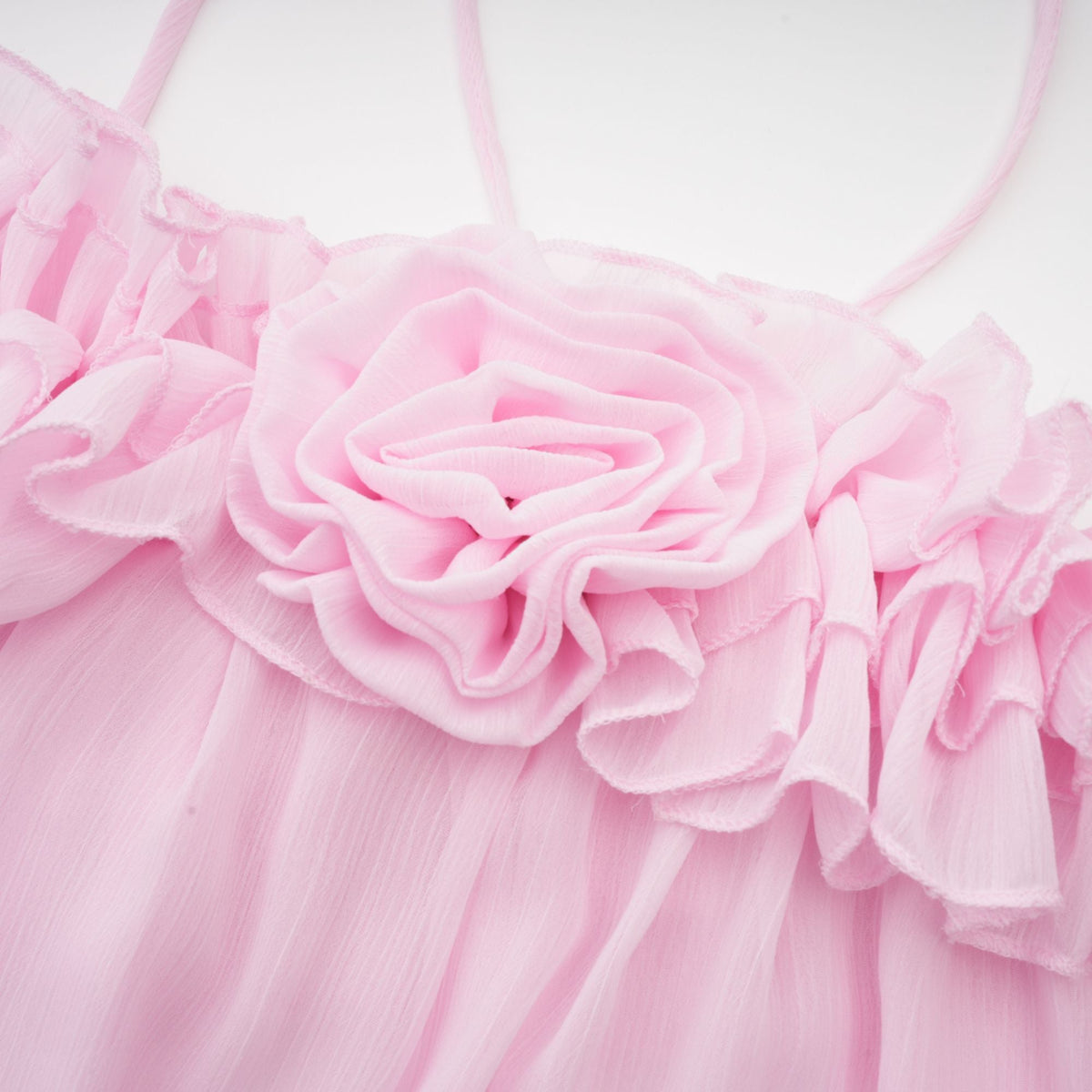 Darcy pink strapless semi-sheer top