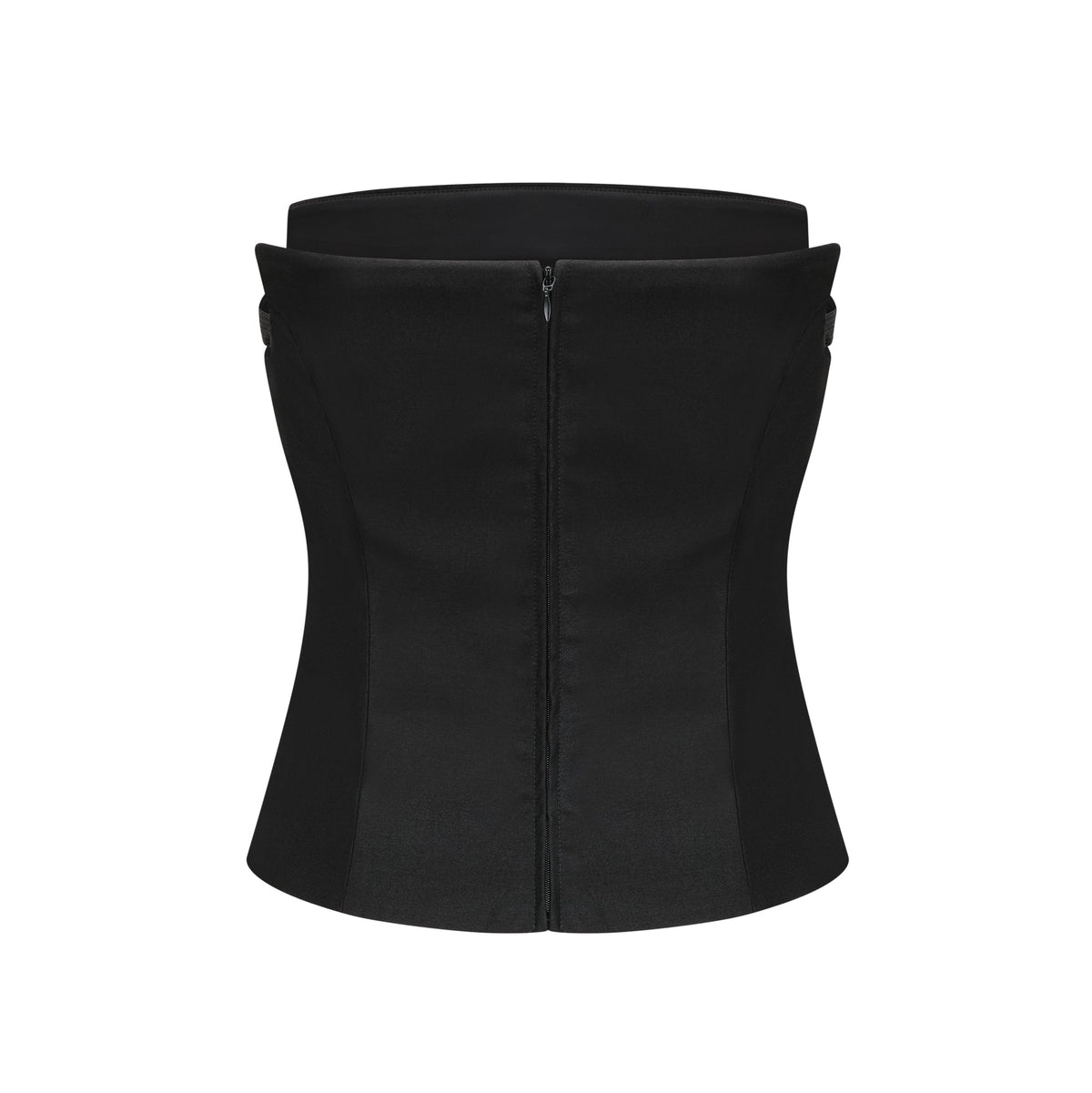 Margaux black top & skirt matching set