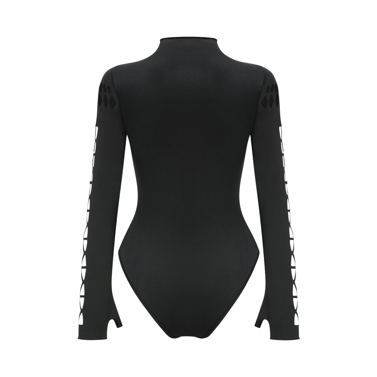 Capriana long-sleeved cut-out bodysuit