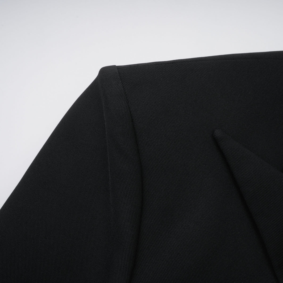 Dianthe Black Double-Breasted Oversize Blazer