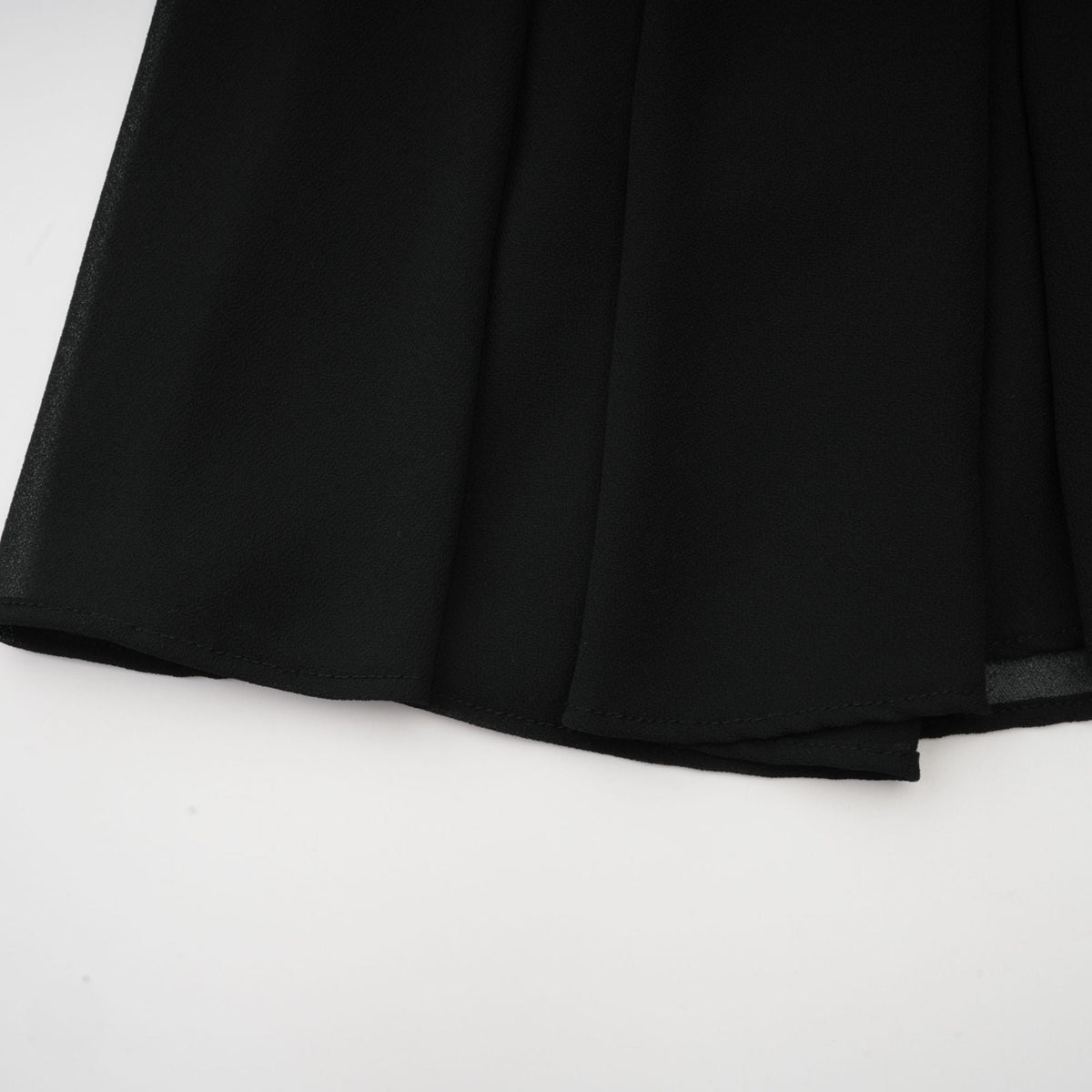Viviane black pleated button-front midi dress (Final Sale-US Only)
