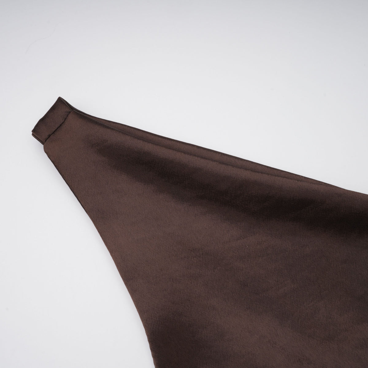 Pernilla Brown One Shoulder Satin Mini Dress (Final Sale)