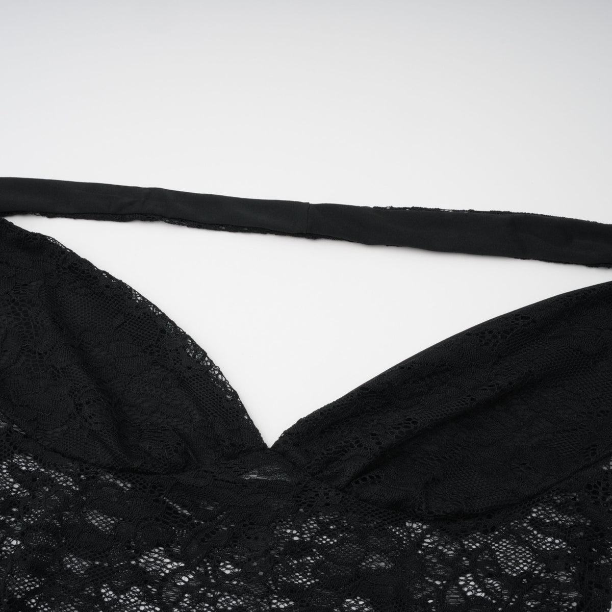 Frida Black Semi-Sheer Lace Bodysuit & Skirt Set