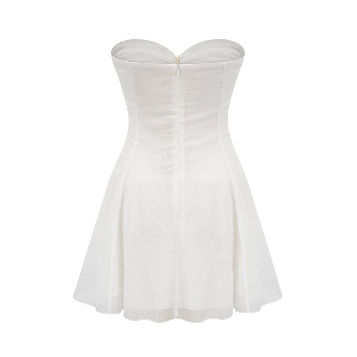 Émilienne cut-out pleated off-shoulder mini dress (Final Sale-US Only)