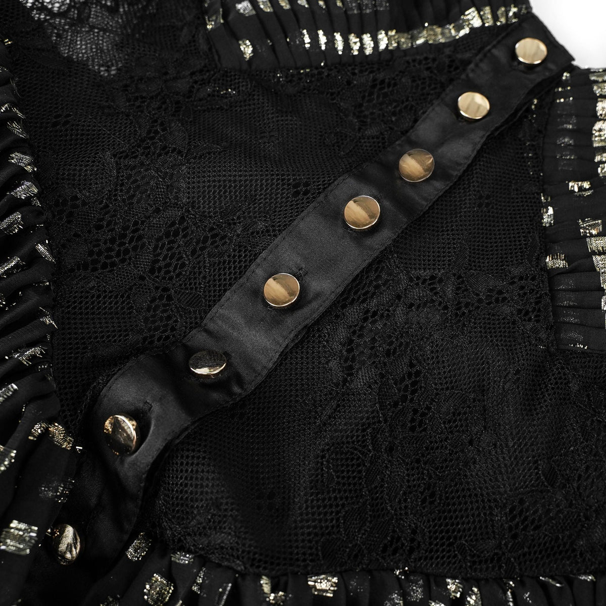 Aloïse Black Polka Dot Pleated Midi Dress (Final Sale)