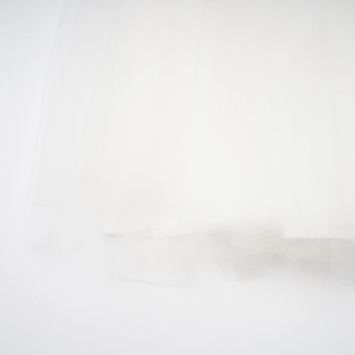 Lark White Tulle Panel Knit Midi Dress (Final Sale-US Only)