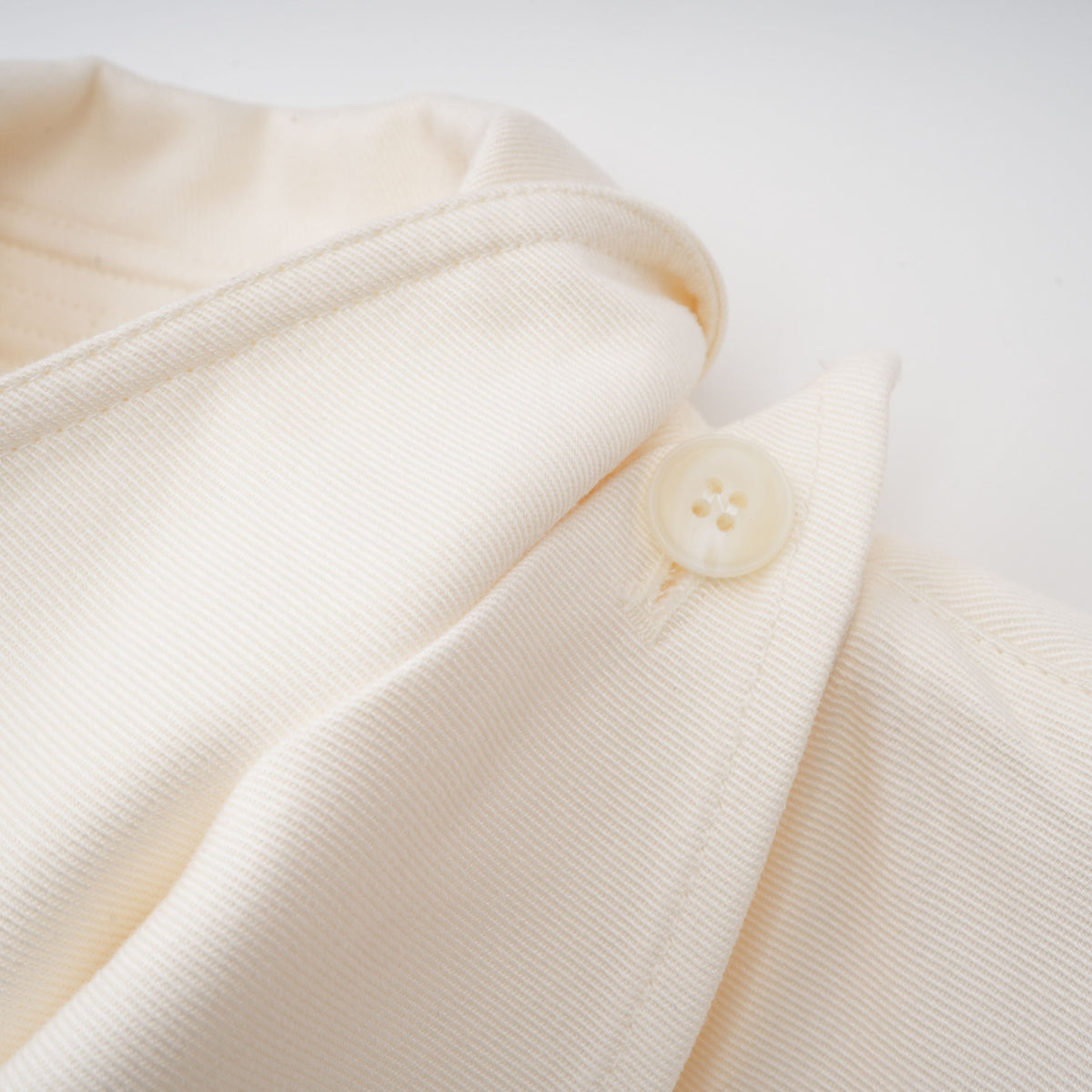 Ambre Cream White Belted Trench Coat