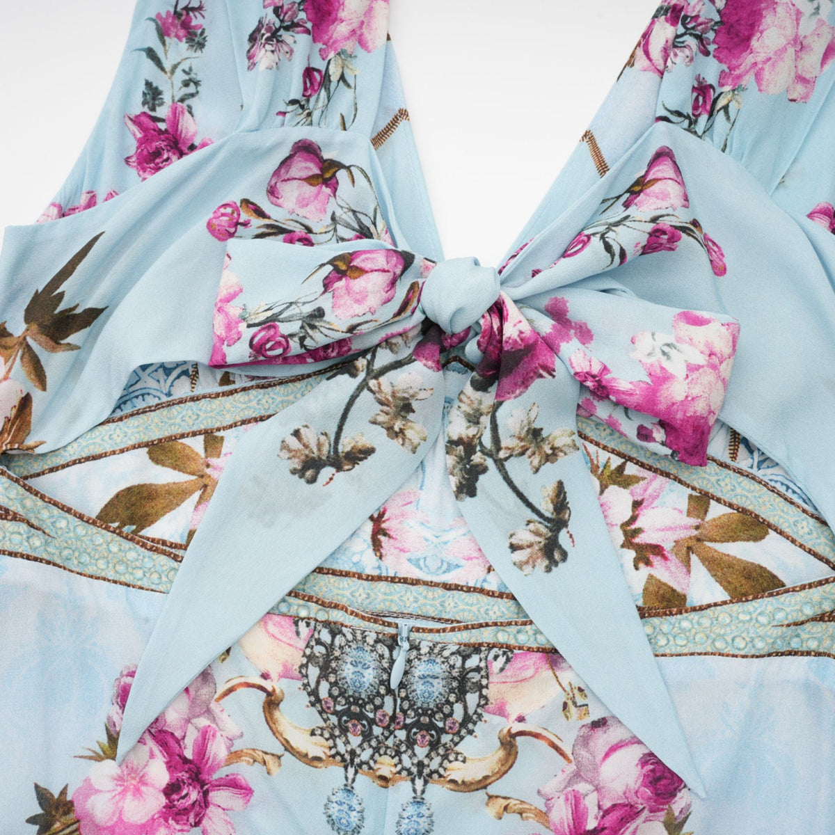 Victoire floral-printed midi dress