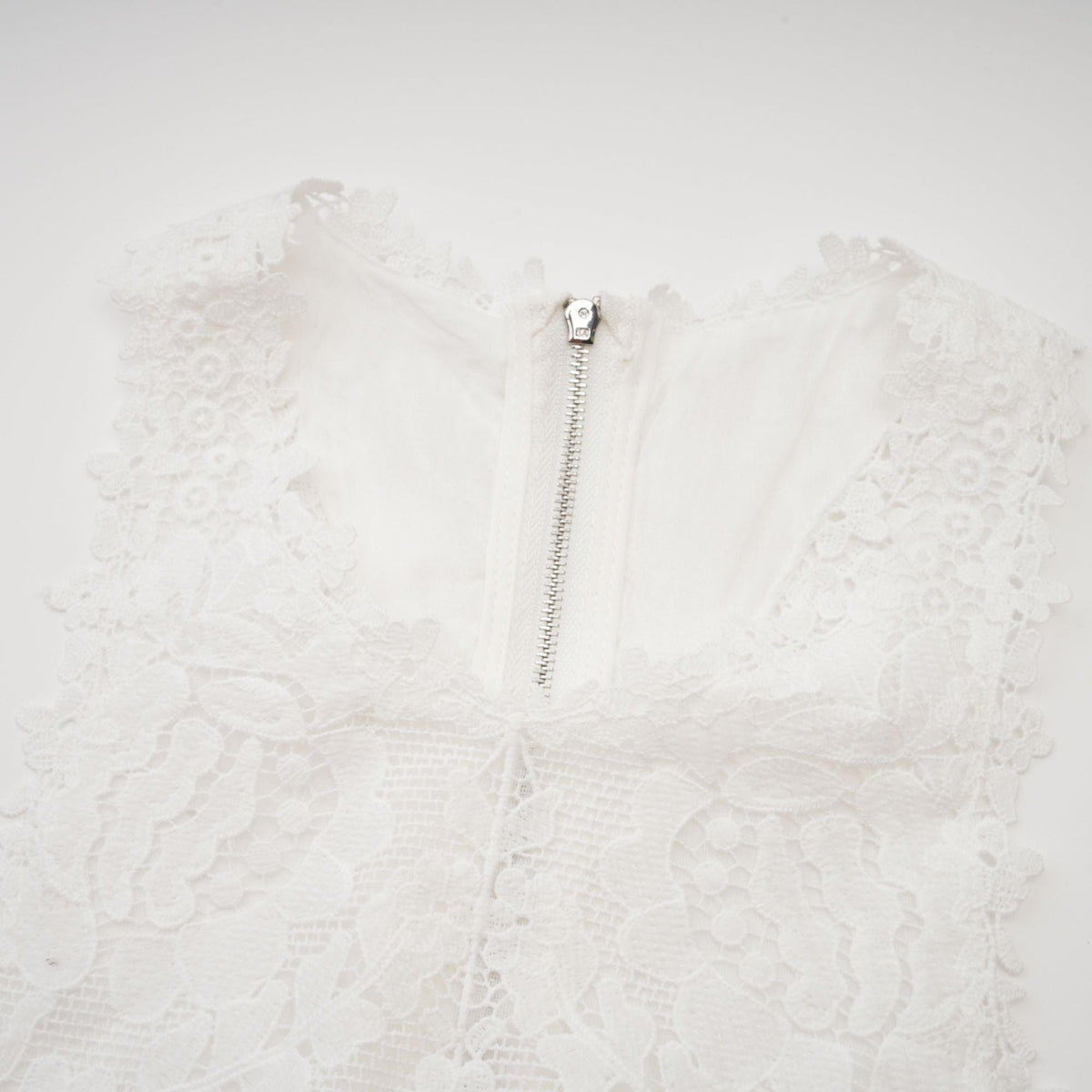 Dionne lace patch mini dress