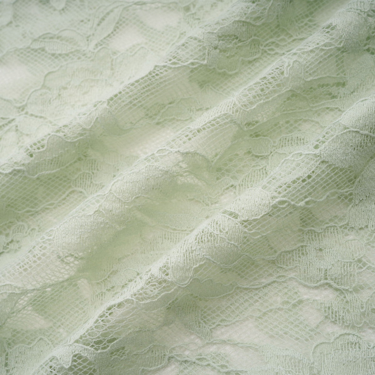 Alexis Sage Green Semi-Sheer Floral Lace Mini Dress (Final Sale-US Only)