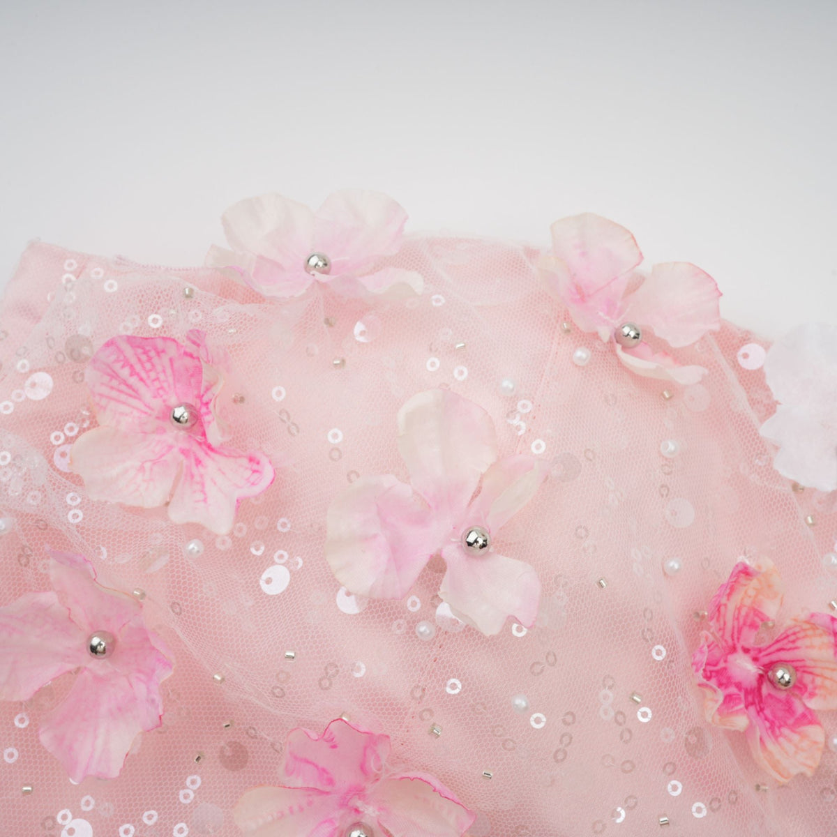 Lilou 3d-petal puffy mini dress (Final Sale-US Only)