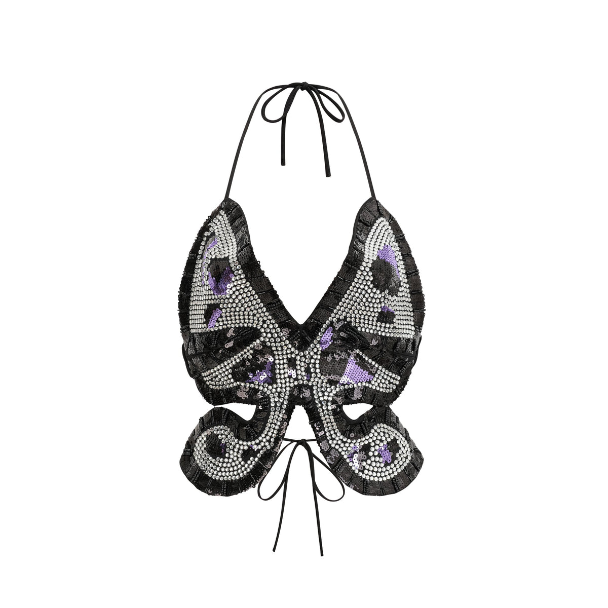Vittoria embellished butterfly top (Final Sale-US Only)