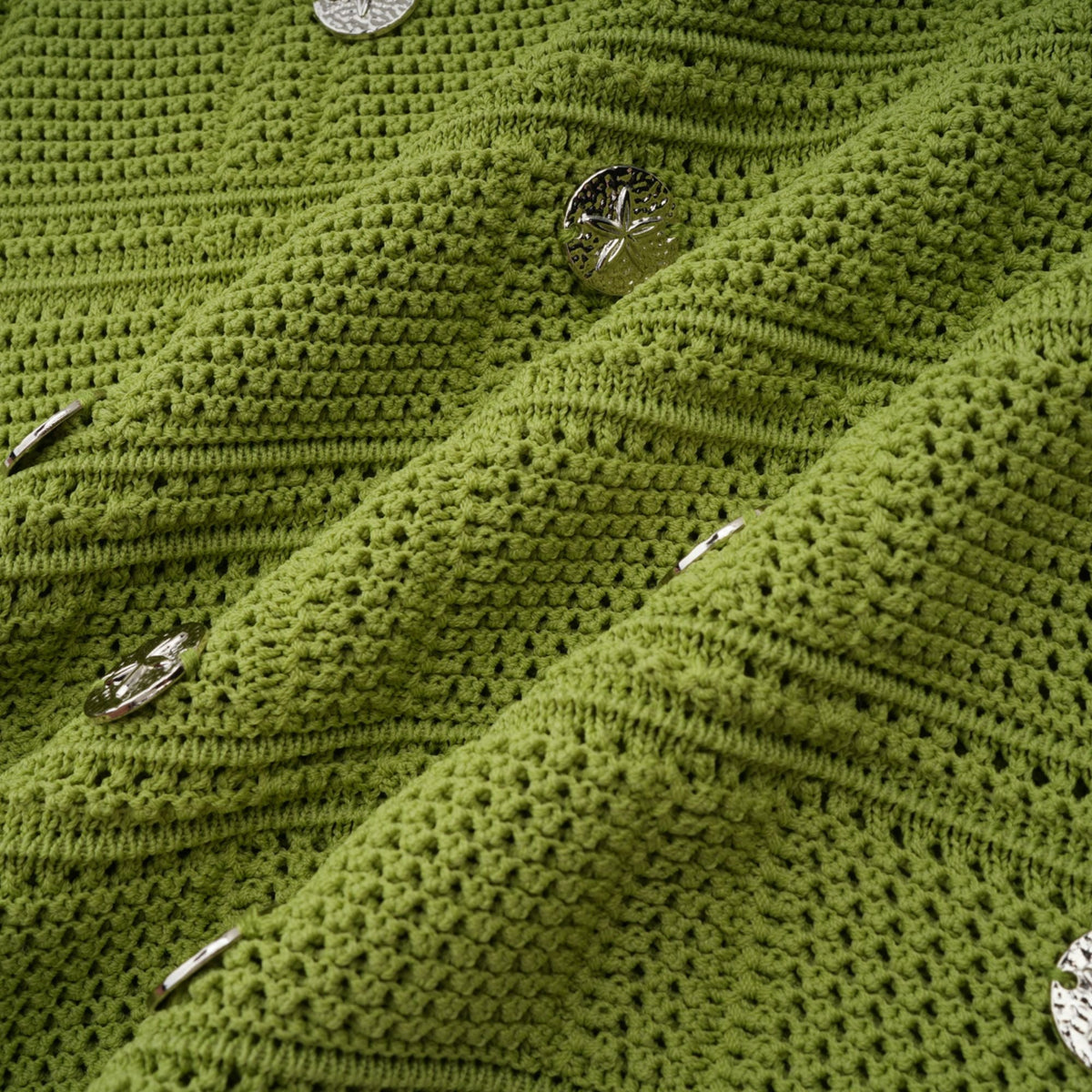 Annette green embellished knit top & skirt matching set (Final Sale-US Only)