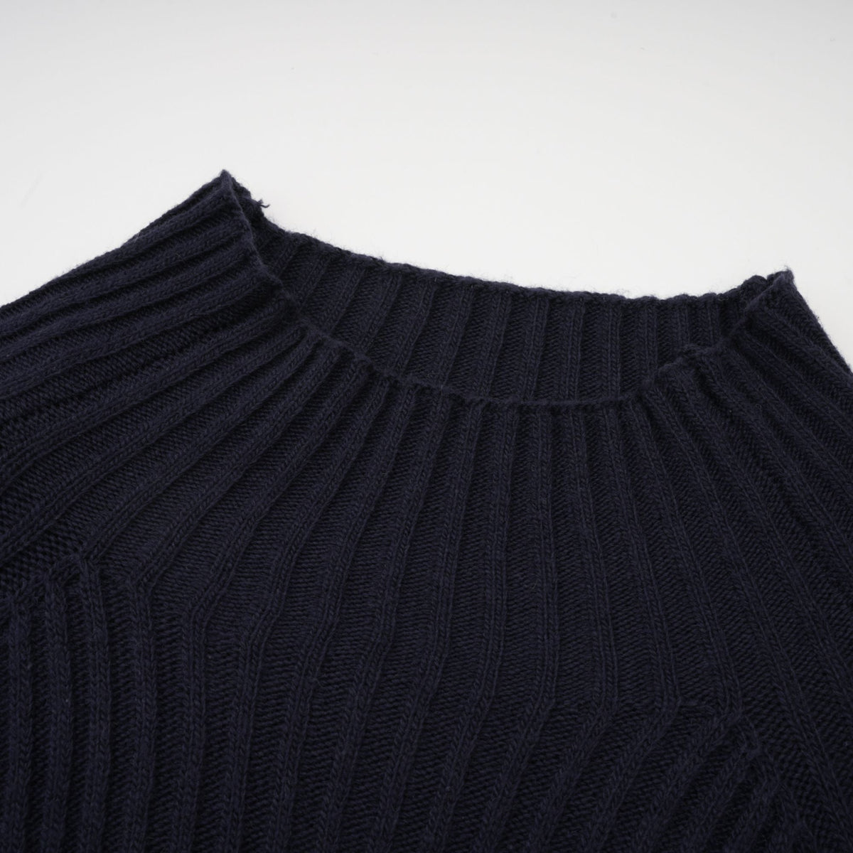Clarisse dark-blue knitted top & dress matching set