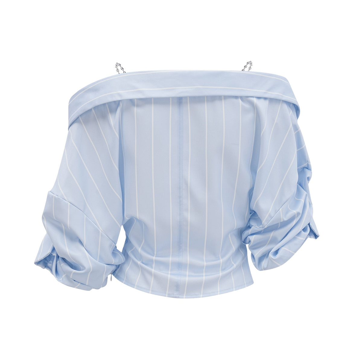 Hélène striped off-shoulder blouse