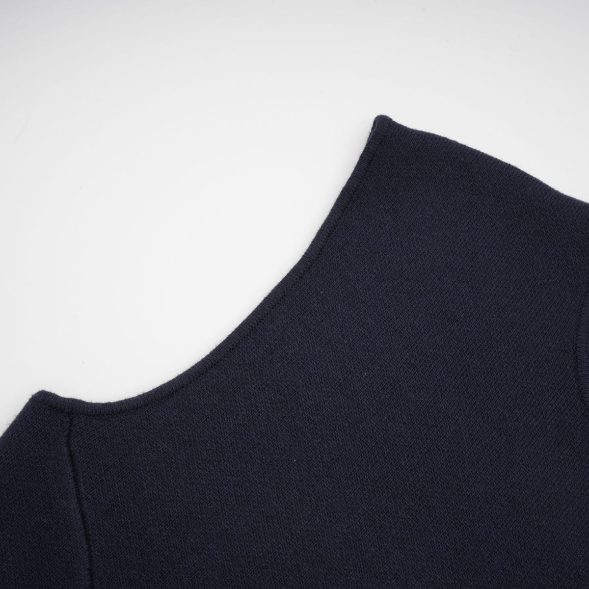 Clarisse dark-blue knitted top & dress matching set (Final Sale-US Only)