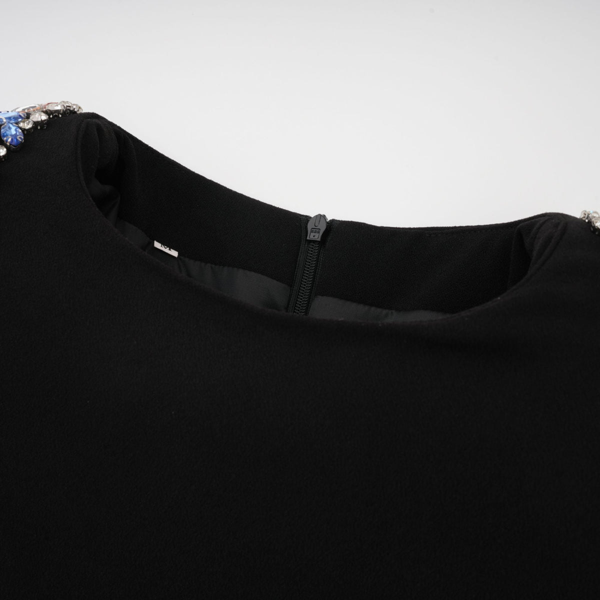 Maëlys black crystal-embellished midi dress (Final Sale)
