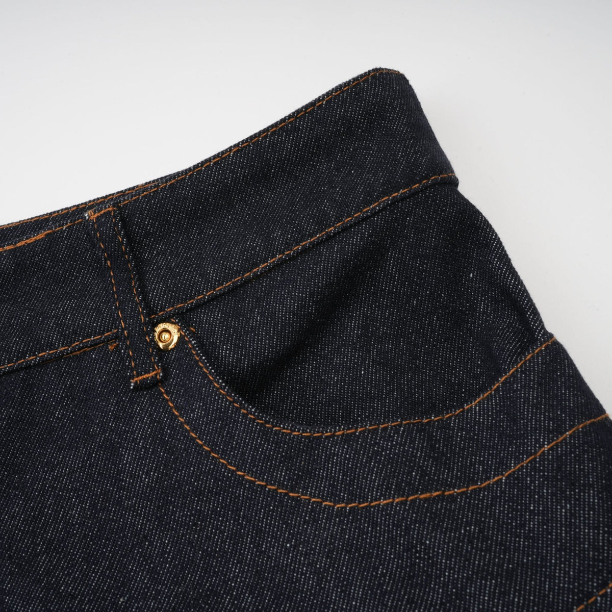 Florence Indigo Blue Ruffled Denim Mini Skirt (Final Sale-US Only)