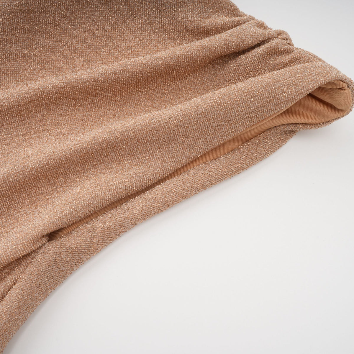 Rosalie gold asymmetrical pleated maxi dress (Final Sale)