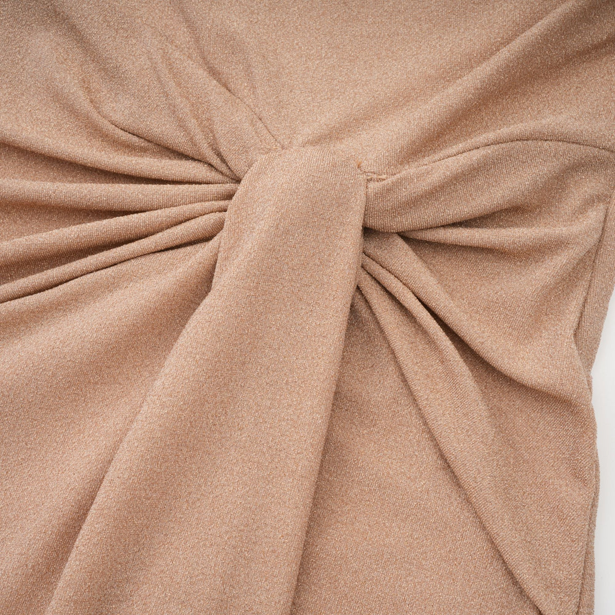 Rosalie gold asymmetrical pleated maxi dress (Final Sale-US Only)