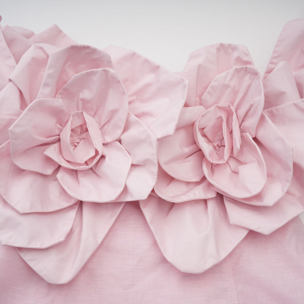 Juliette pink off-shoulder 3D-petal mini dress (Final Sale-US Only)