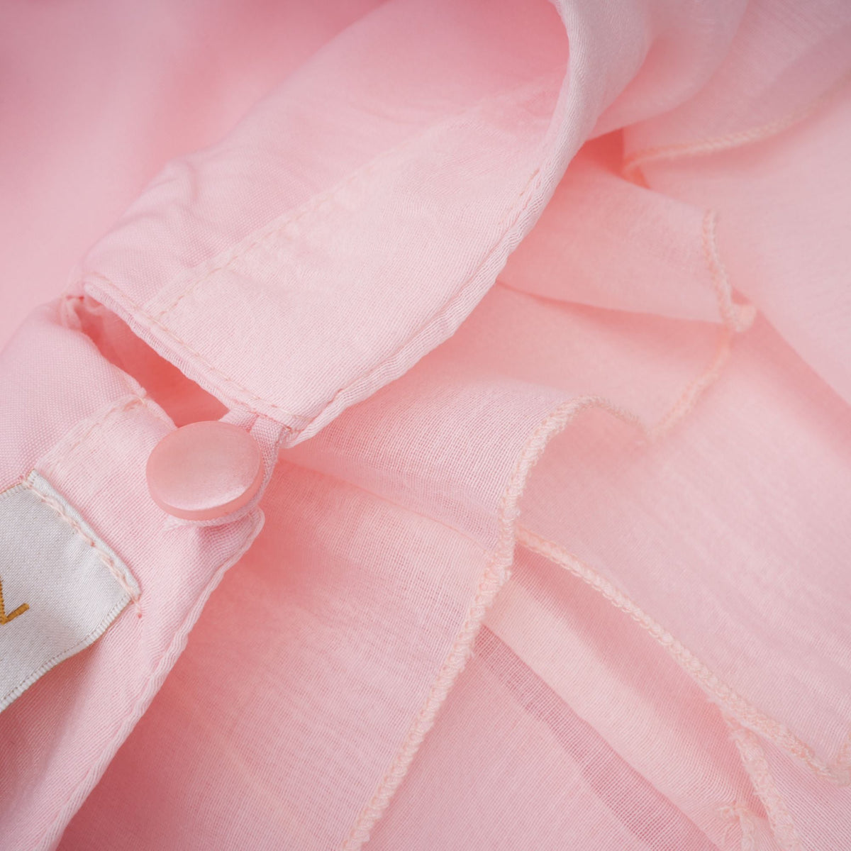 Lucie Pink Tiered Ruffled Mini Dress