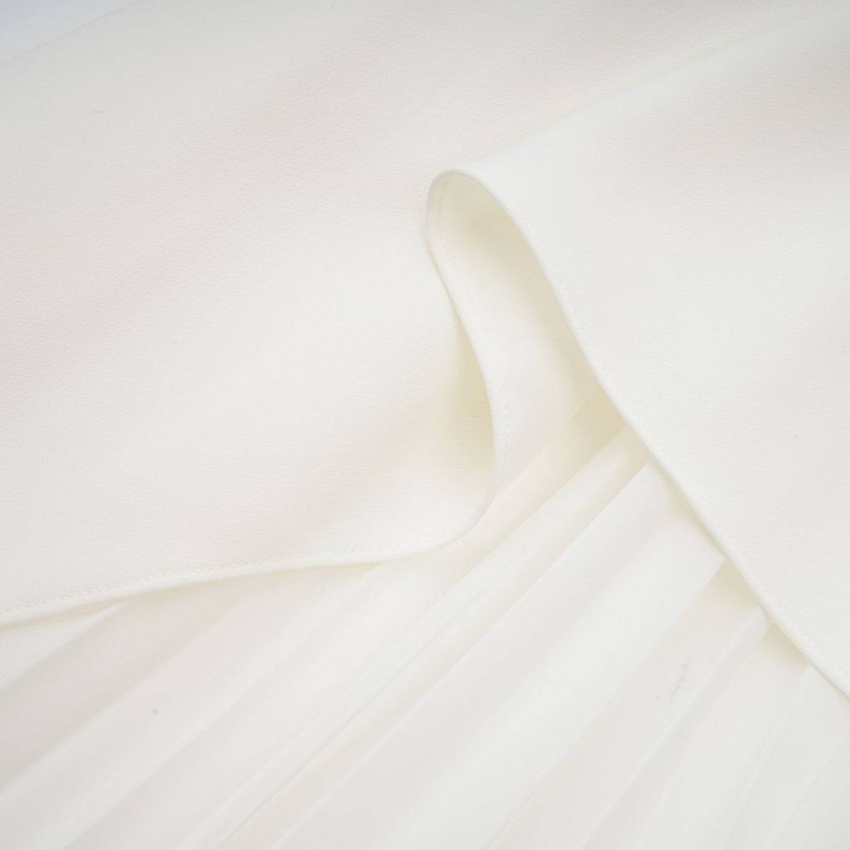 Vanessa white pleated off-shoulder maxi dress (Final Sale-US Only)
