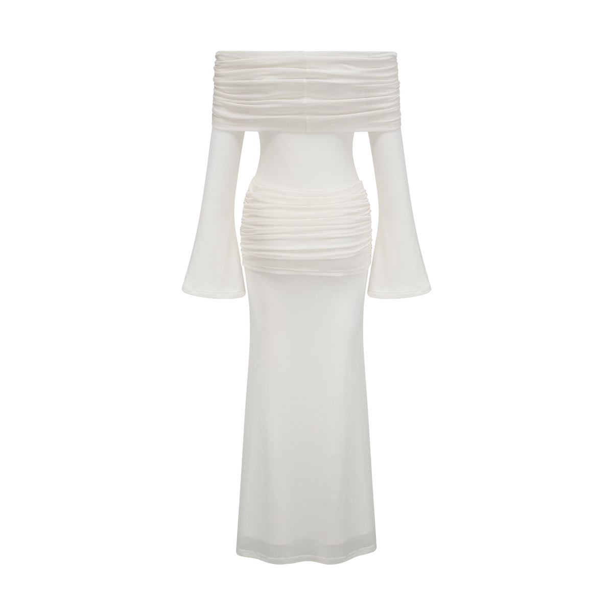 Wanda white glittered floral-appliqué knit maxi dress (Final Sale-US Only)