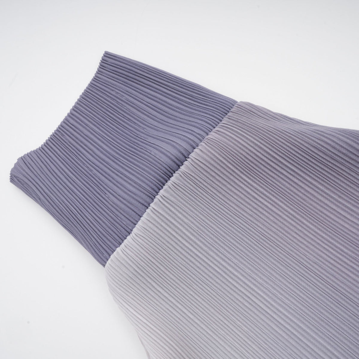 Agathe purple gradient wrinkled blouse & trousers matching set