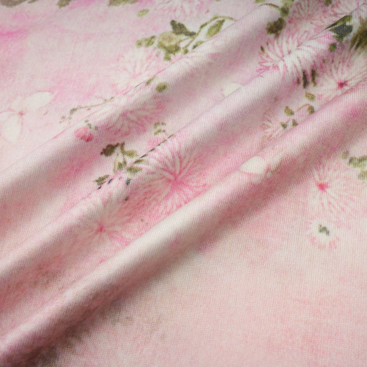 Narcisse pink embellished floral-print midi dress