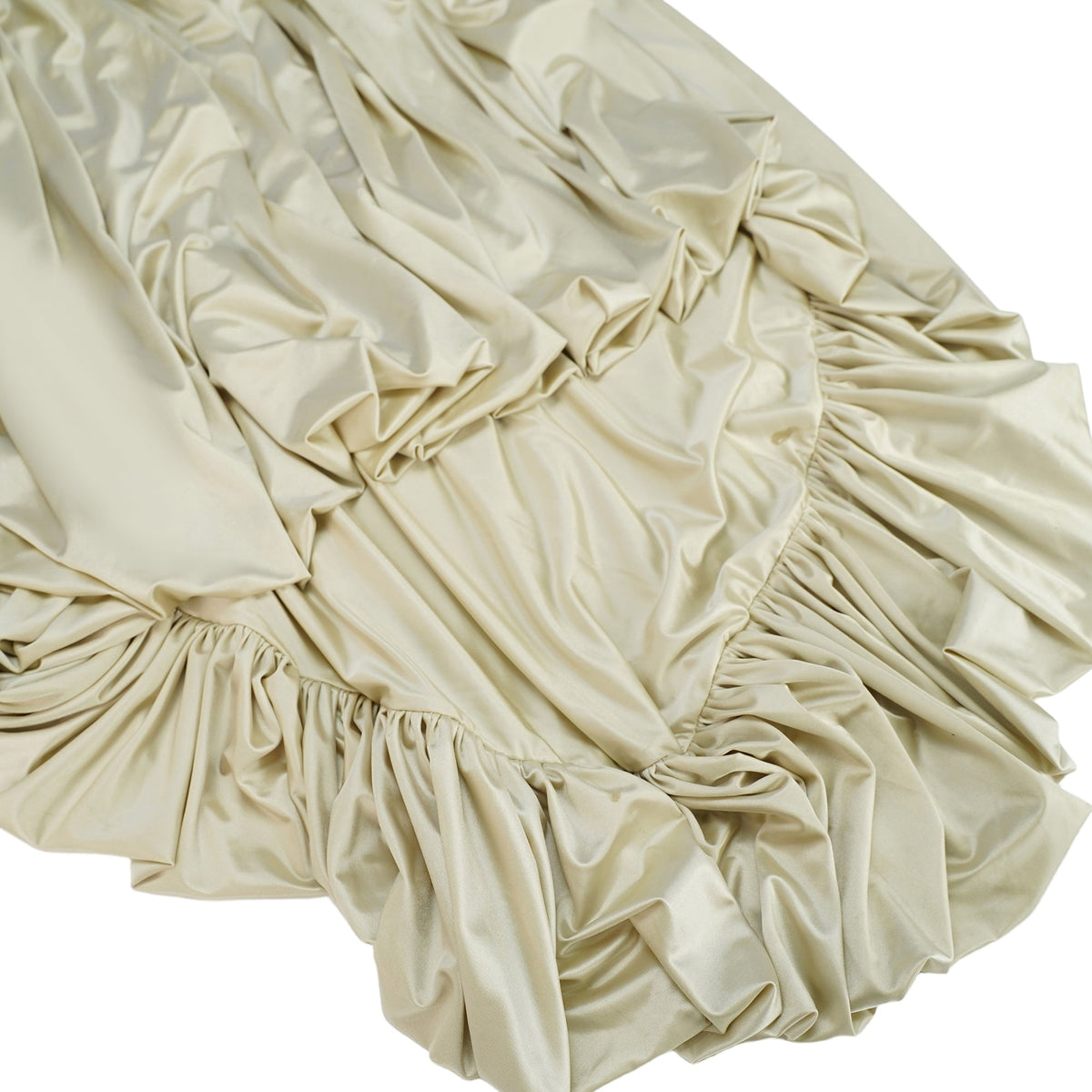 Cecilia Neutral Sea Ammonite Shirred Maxi Dress (Final Sale-US Only)