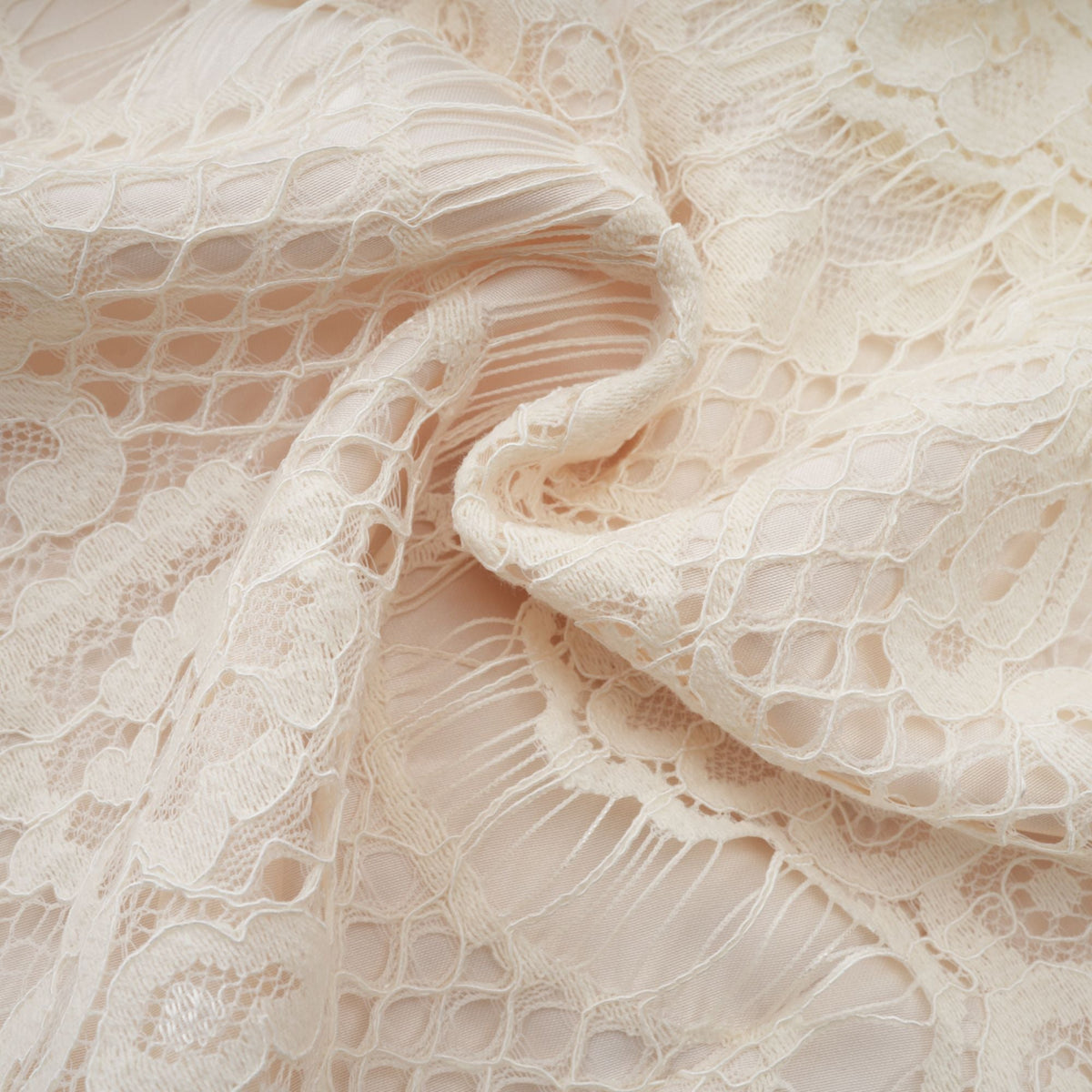 Anaelle off-white bowknot floral-lace blouse