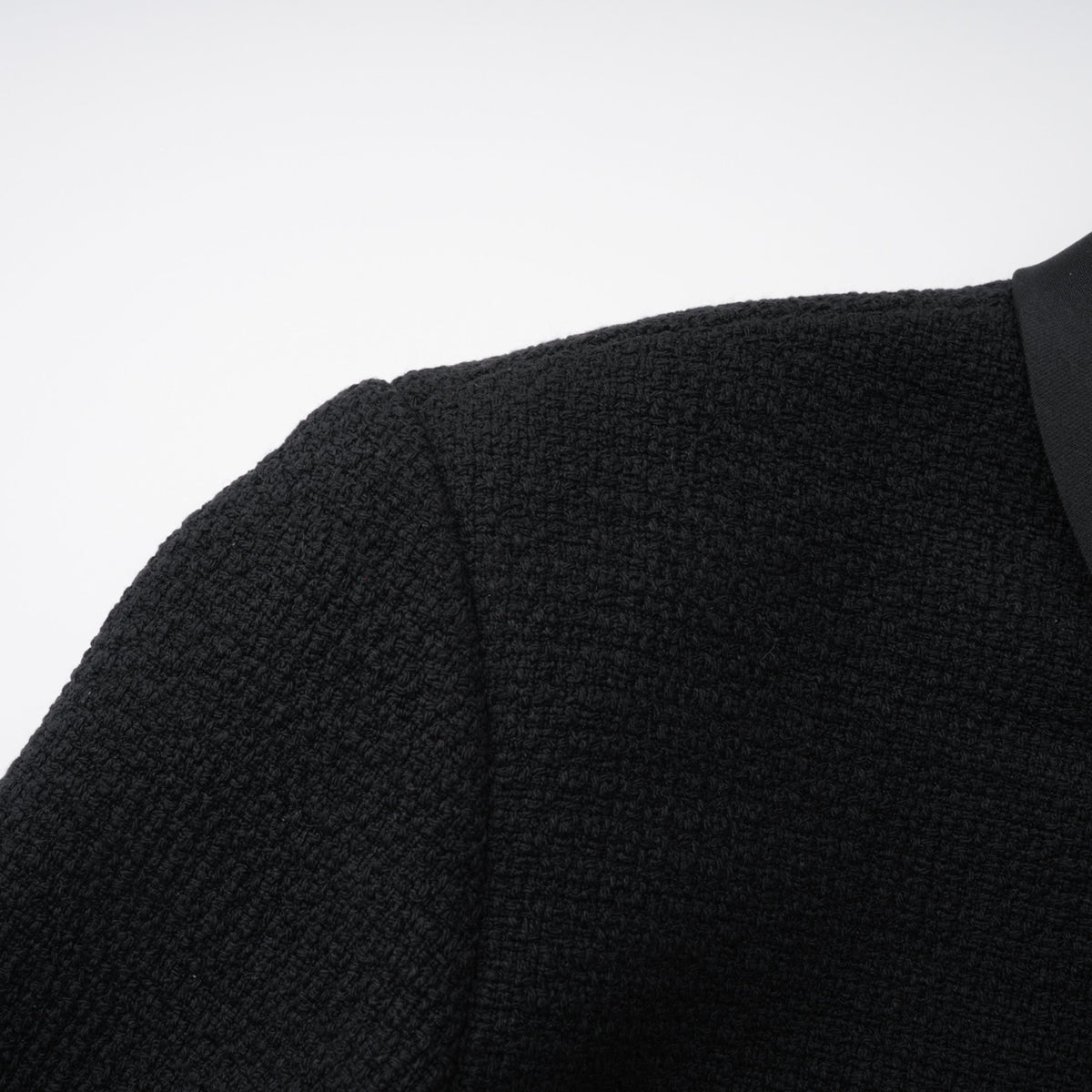 Lorelei Black High Neck Tweed Midi Dress (Final Sale-US Only)